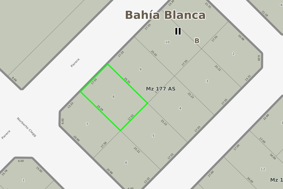 3215 Parera, Bahia Blanca, Bahia Blanca, Buenos Aires, 8000, ,Terreno,Venta,Parera,1796